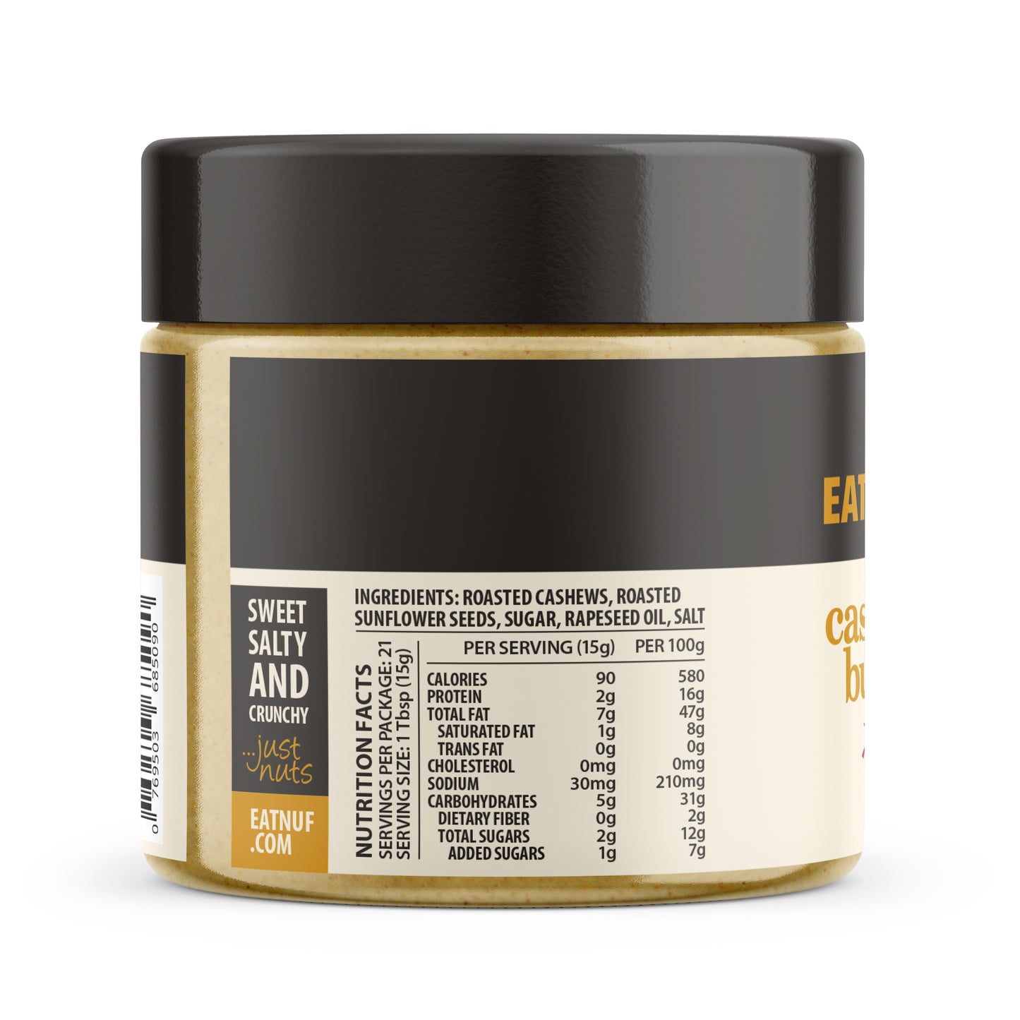 EATNUF Cashew Butter Crunchy Ingredients