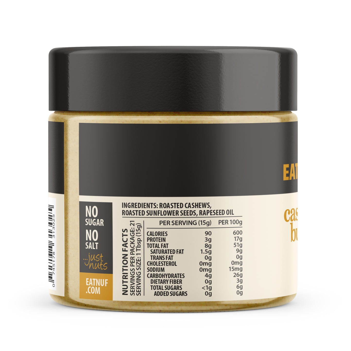 eatnuf cashew nut butter nutrition