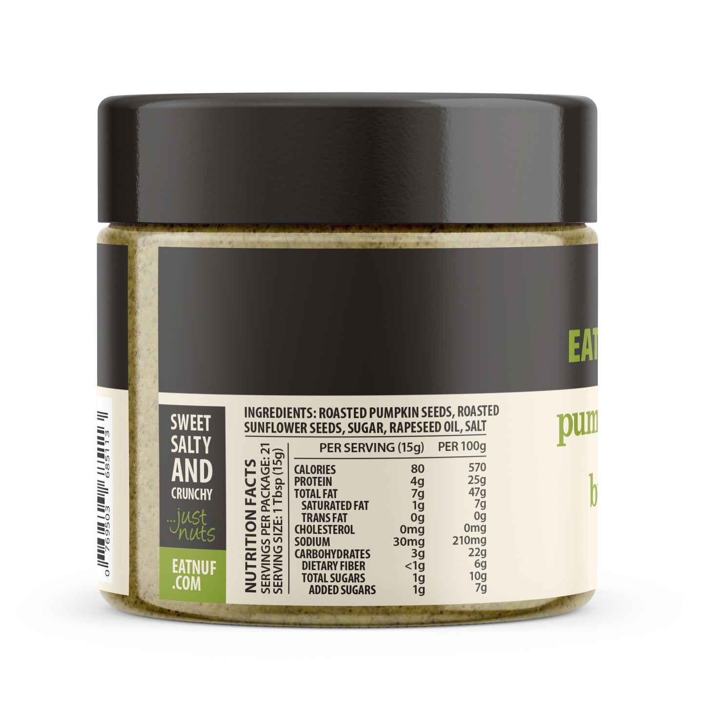 eatnuf pumpkin seed butter crunchy nutrition